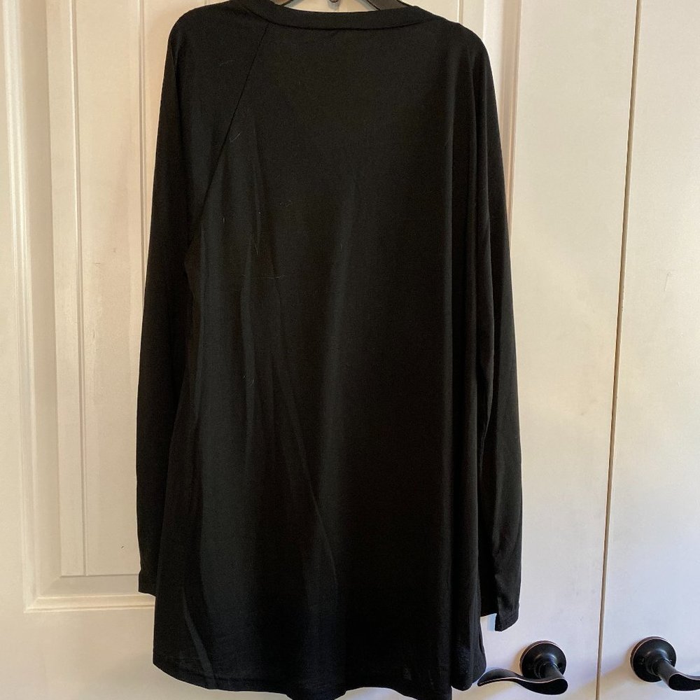 XL black tunic